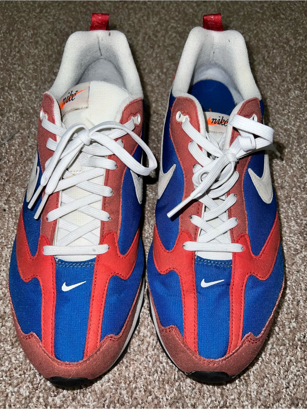 Nike Men’s Blue & Red Low-Top Athletic Sneakers